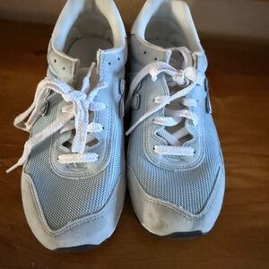 New Balance Light Blue and White Women's Sneakers